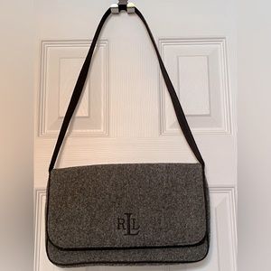 Ralph Lauren Grey wool purse